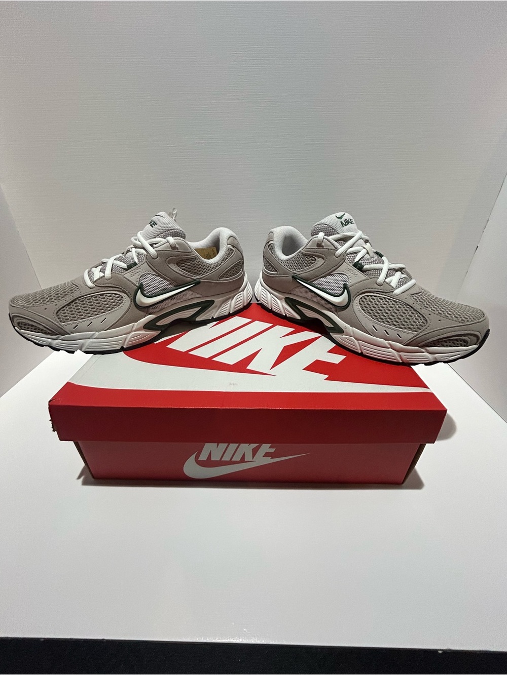 Nike Men’s Light Gray and Fir V5 RNR Sneakers